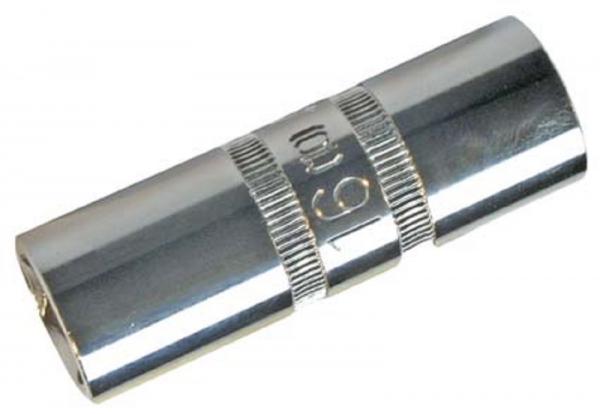 Zündkerzen-Einsatz mit Magnet, Sechskant | Antrieb Innenvierkant 12,5 mm (1/2") | SW 16 mm